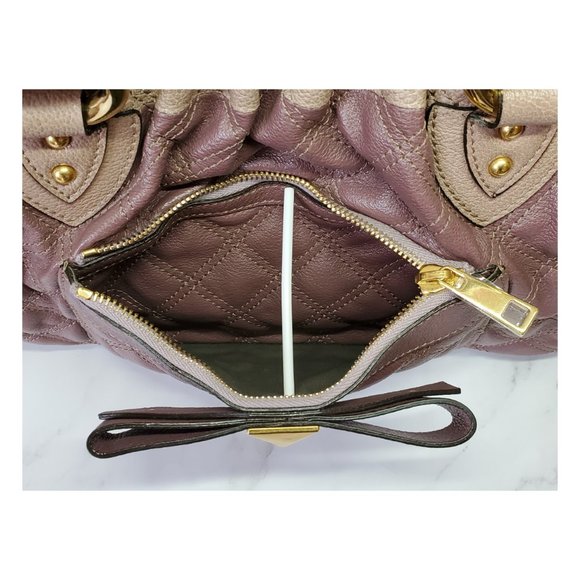 Marc Jacobs Lindy Quilted Mini Stam Satchel Bag - Picture 10 of 12